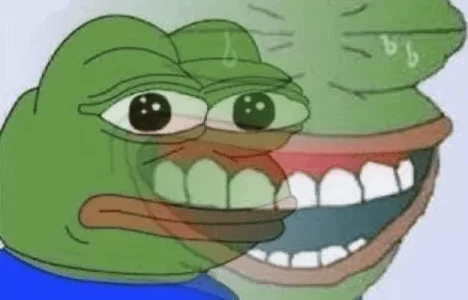Pepe stare laugh.webp