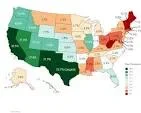 Mexican Population Percentage in each U.S. State (2020) : r ...