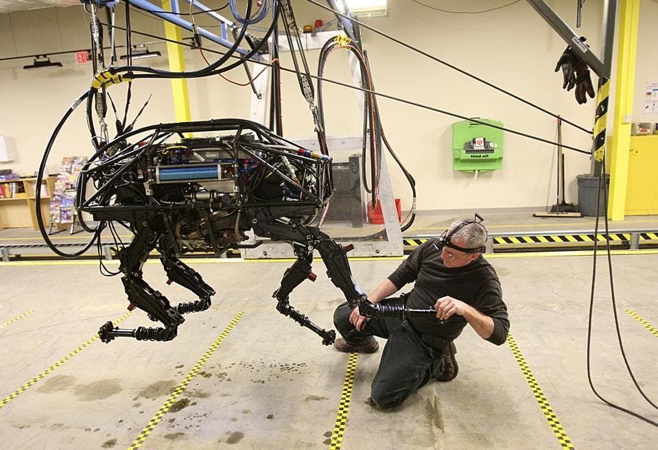 BigDog Robot At Boston Dynamics